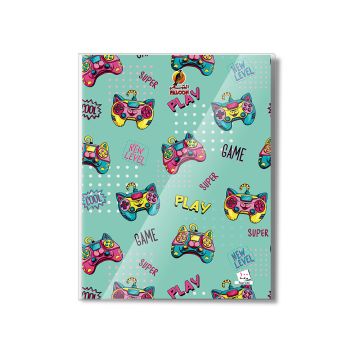 Single Line Notebook 9 x 7 PVC 100L Falcon 24/1