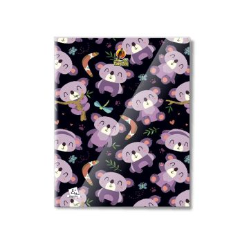 Single Line 40 Sheets NoteBook PVC - 22 X 16 CM - 05