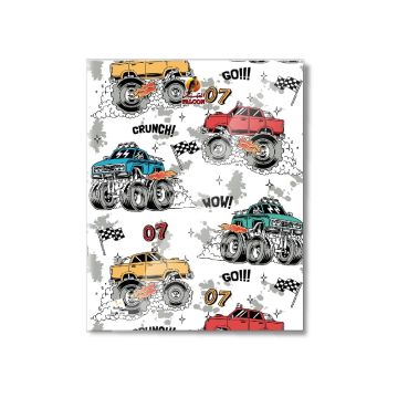 Single Line 60 Sheets NoteBook PVC - 22 X 16 CM - 04