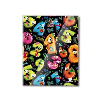 Square Line 60 Sheets NoteBook PVC - 22 X 16 CM - 01