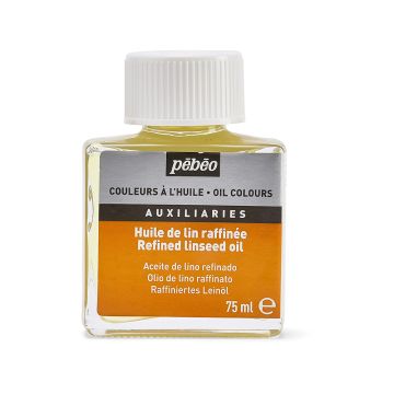 Pebeo 75 ml Refined Linseed Oil, Transparent