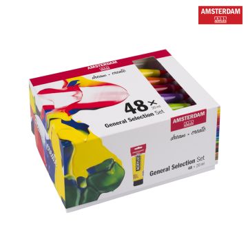 Standard Series Acrylics General Selection Set 48 Ã— 20 ml