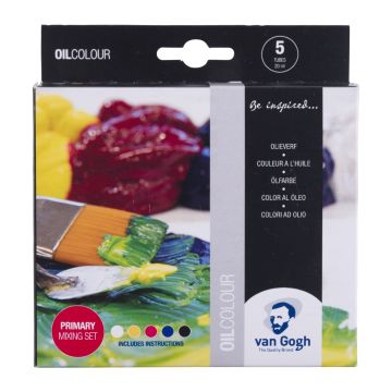 Oil Colour Primary Mixing Set  5 X 20ml Royal Talens - 02820405