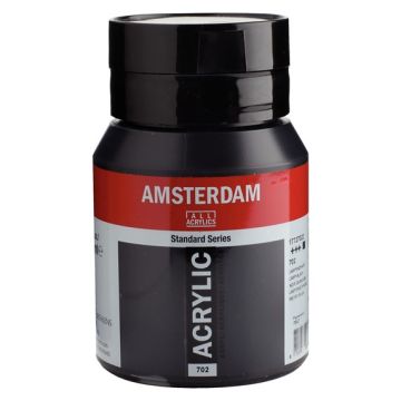 Acrylic Paint 500ml - Lamp Black (17727022) Amsterdam