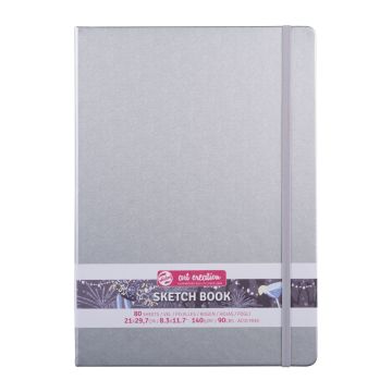 Sketchbook Silver 21 x 30cm 140gsm FSC Royal Talens - 9314043M
