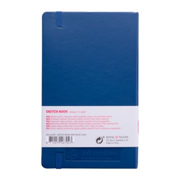 Sketchbook Navy Blue 13x21cm 140gsm FSC Royal Talens - 9314232M