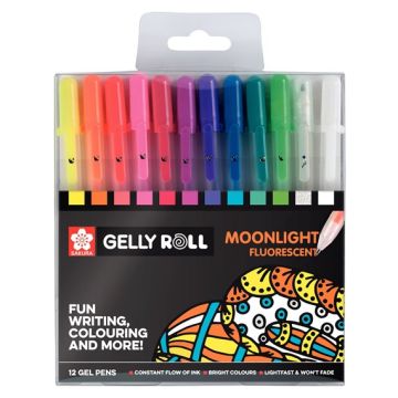 Gelly Roll Moonlight Fluorescent Set of 12 - 5711
