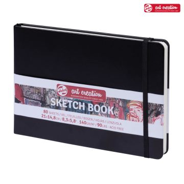 Sketchbook Black 15x21cm 140gsm - Royal Talens 9314005M