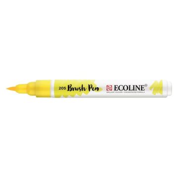 Ecoline Liquid Watercolour Brush Pen - Lemon Yellow 205