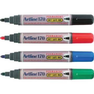 Marker Permanent 2mm Artline 170 Bullet Tip