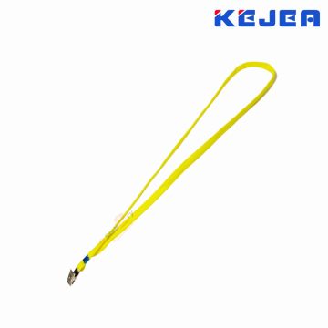 Yellow Polyester Lanyard K-1081 - KEJEA