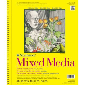 Strathmore 362-11 Mixed Media Sketchbook 11x14"