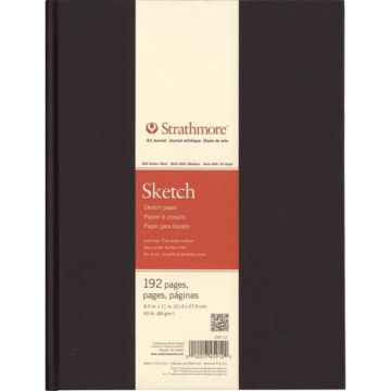 Strathmore 297-12 Hard Bound Sketch Book 400 Series 8.5" x 11.5" 