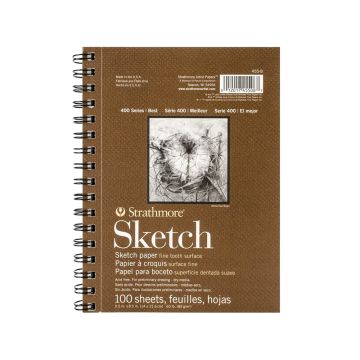 Strathmore 455-8 Sketch Pad 400 Series 100 Sheets A5 