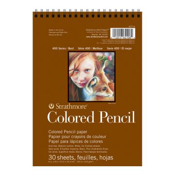 Colored Pencil Pads 400 Series, 6" x 8"