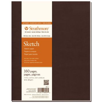 Strathmore 480-7 Softcover Sketch Art Journals 400 Series 7.75" x 9.75"