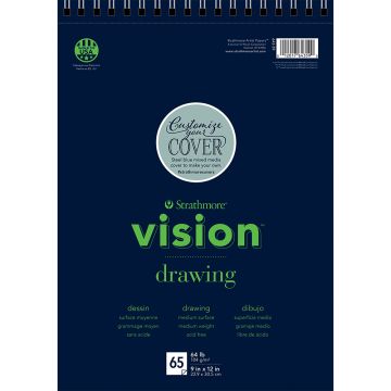 Strathmore 643-59 Vision Drawing Paper Pads 9" x 12"