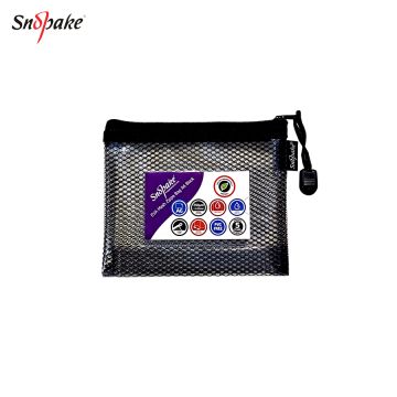Eva Mesh Zipper Bag A6 Black SNOPAKE - 15878