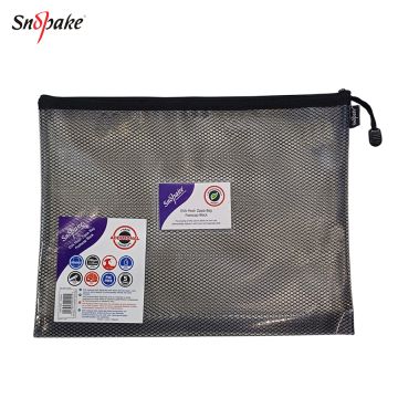 Eva Mesh Zipper Bag DL Black Hc  SNOPAKE - 15881