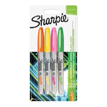 Sharpie Permanent Marker Assorted 4 Pieces