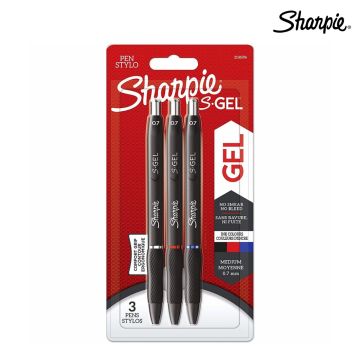 Sharpie S-Gel Pen 0.7mm set of 3 Asst. Color BK| BL| RD – Sharpie