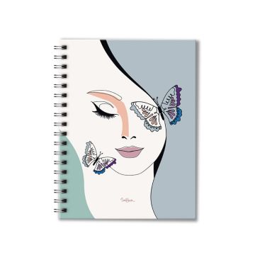Hard Cover Spiral Book A5 UniBook 80 Sheets - 2023-04