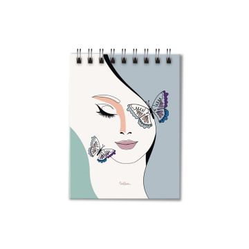 Hard Cover Spiral Book A7 UniBook 80 Sheets - 2023-04