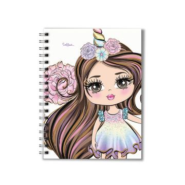 A5 Hard Cover Spiral Note Book Unibook Design A5-03