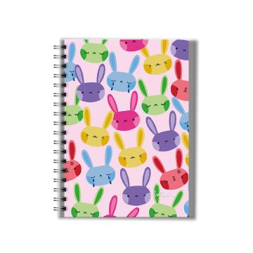 A5 Hard Cover Spiral Note Book Unibook Design A5-06