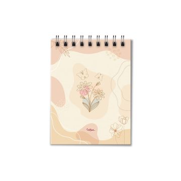 A7 Hard Cover Top Spiral Note Book Unibook Design A7-05