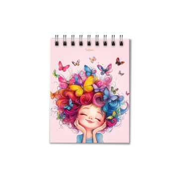 Unibook A7 Hard cover 80 Sheets Spiral book - 04