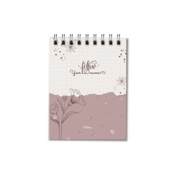 A7 Hard Cover Top Spiral Note Book Unibook Design A7-02