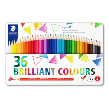 Staedtler - Ergosoft Metal Set 36 Colours JB