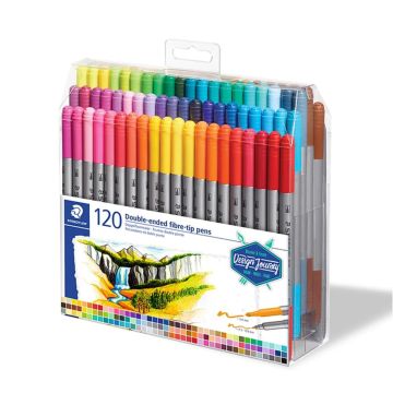 Double-ended fibre tip pen Pack of 120 - STAEDTLER