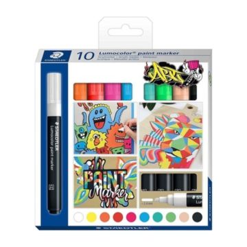 Staedtler LumocolorÂ® paint marker 349 - Set of 10