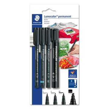 Staedtler Lumocolor Peramanent Marker Bls=4pcs