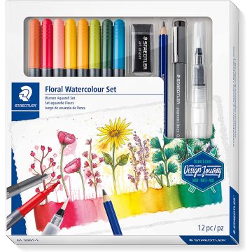 Staedtler DJ Floral Watercolor Set