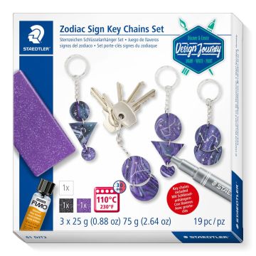 Staedtler DJ Zodiac Sign Key Chain Set