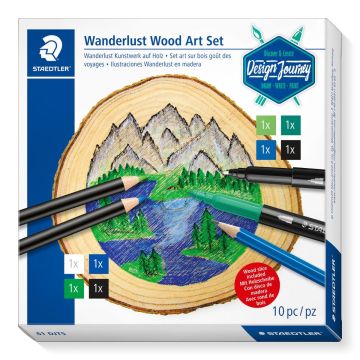 Staedtler DJ Wanderlust Wood Art??Set