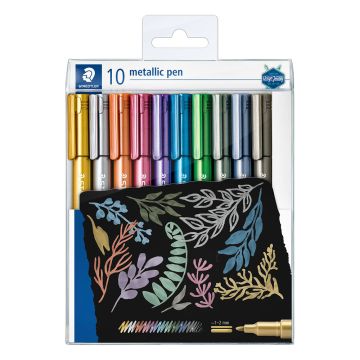 Staedtler DJ Metalic Marker Pen Set of 10