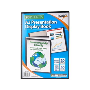 Display Book 20 Pocket A3 - Tiger 300934