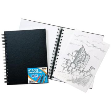 Artist Sketchbook Book A5 Twin wire 80/s - Tiger 301143