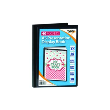 Display Book 40 Pocket A5 - Tiger 301718