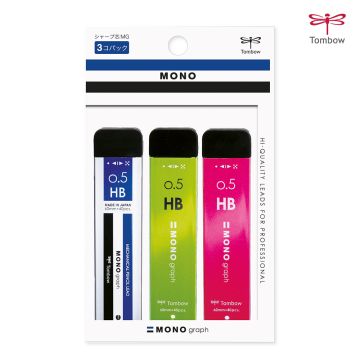 Tombow mechanical pencil lead Pack of 3 HB