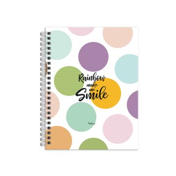 دفتر بغلاف صلب - حلزوني - حجم A6 - يونيبوك 03