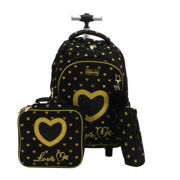 Glossy Bird School Bag Trolley - 12810T-3 