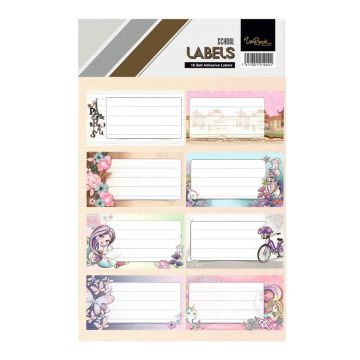 Name Label 2 sheets 16 Labels - 10