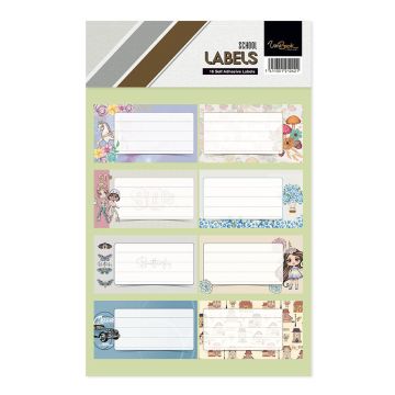 Name Label 2 sheets 16 Labels - 16