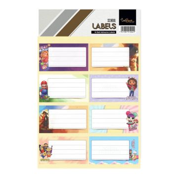 Name Label 2 sheets 16 Labels - 3