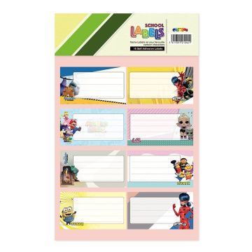 Name Label 2 sheets 16 Labels - 4